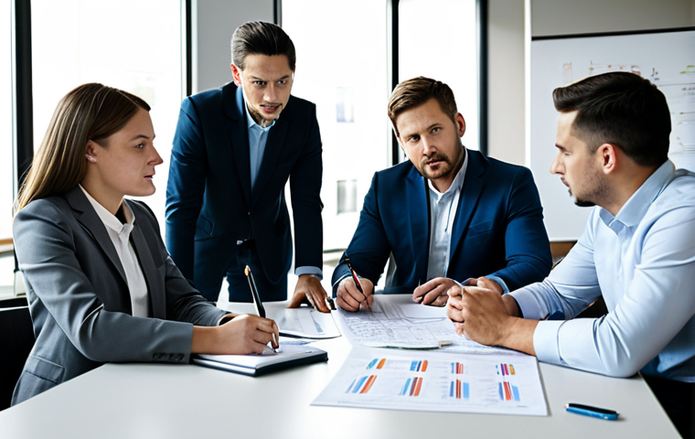 **

"A professional project manager, wearing modest, business-appropriate attire, reviewing a project plan with a team in a bright, modern office setting. The atmosphere is collaborative and focused. Safe for work, fully clothed, appropriate content, perfect anatomy, natural proportions, professional."

**