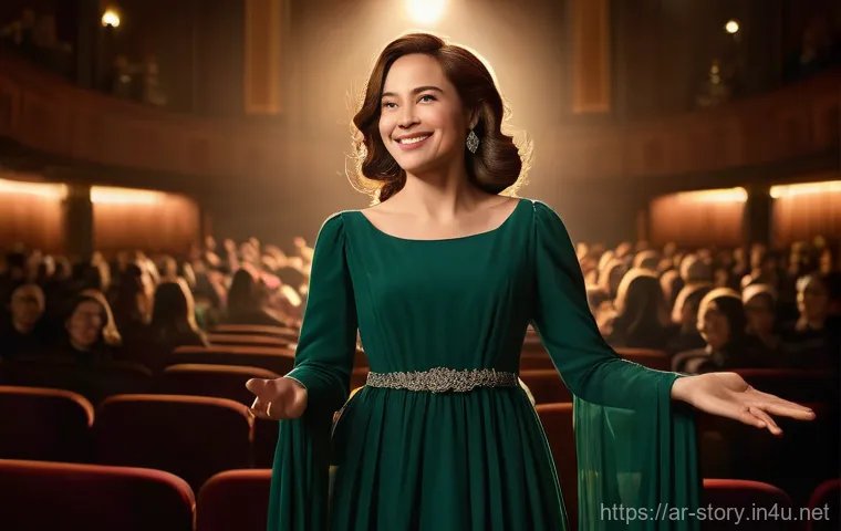 스토리텔러 실기 시험의 주요 요소 분석 - **Prompt 1: The Captivating Storyteller's Presence**
    A confident and warm female storyteller sta...