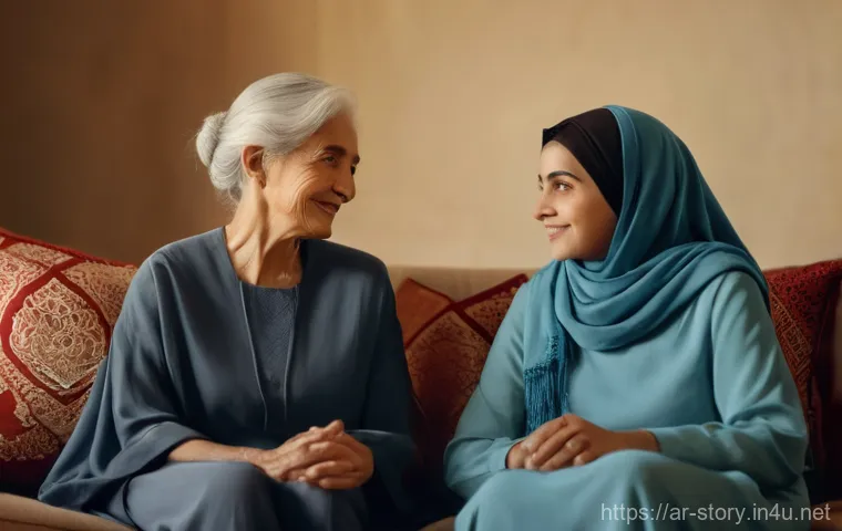 스토리텔러와 고객 경험 중심의 스토리 제작 - **Prompt:** A diverse group of four individuals – two adults (a man and a woman in their 30s) and tw...