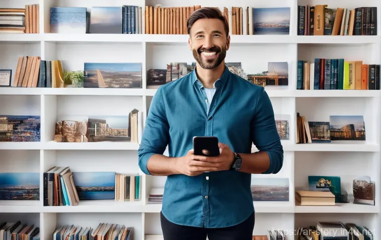 스토리텔러 관련 산업 보고서 요약 - **Prompt:** A female digital artist, mid-20s to early 30s, with a thoughtful expression, is seated a...