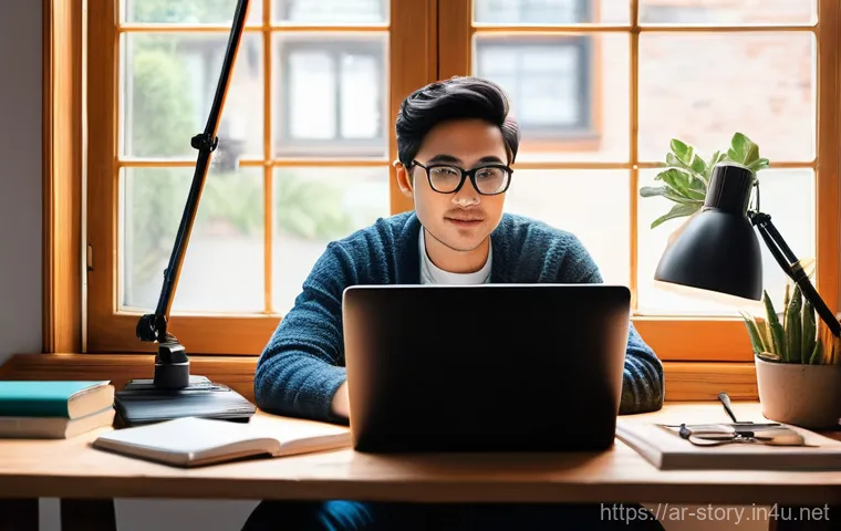 스토리텔러 직무 전환을 고려할 때 - **Prompt:** A dynamic, inspiring scene featuring a charismatic storyteller, gender-neutral, in their...