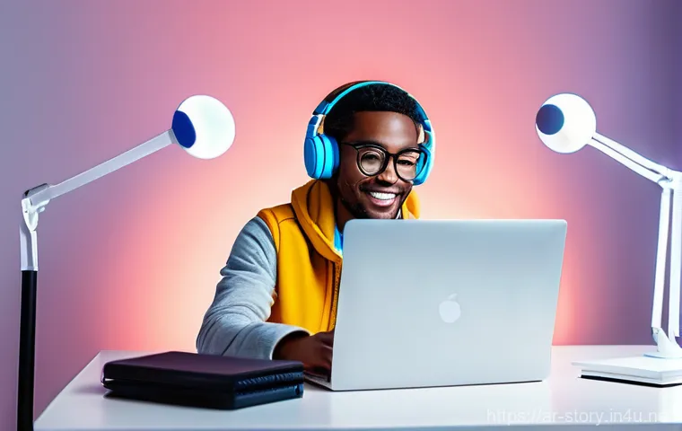 스토리텔러 관련 직업과 스토리 제작 방법과 사례 분석과 연구 - Image Prompt 1: The Modern Digital Storyteller**