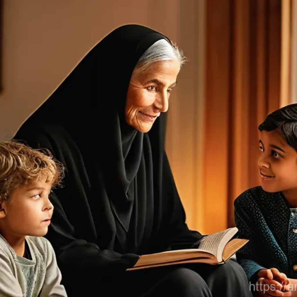 스토리텔러 직업의 장단점과 도전 과제 분석과 사례 연구 - **Prompt:** "A diverse group of people, including children, adults, and an elderly person, gathered ...