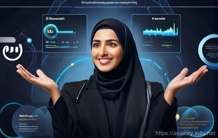 스토리텔러와 이야기 구성의 핵심 - A warmly lit scene depicting an Arab female author, dressed in a modest, elegant long-sleeved top an... 스토리텔러와 이야기 구성의 핵심 - A warmly lit scene depicting an Arab female author, dressed in a modest, elegant long-sleeved top an...