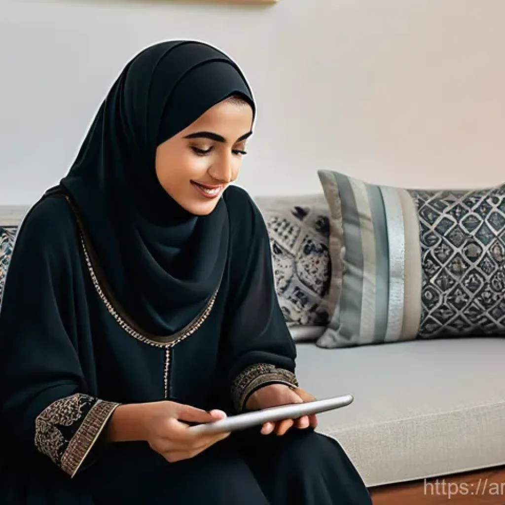 스토리텔러 직무와 관련된 최신 연구 - **Prompt:** "A warm and inviting scene in a contemporary Arab living room, subtly blending tradition...