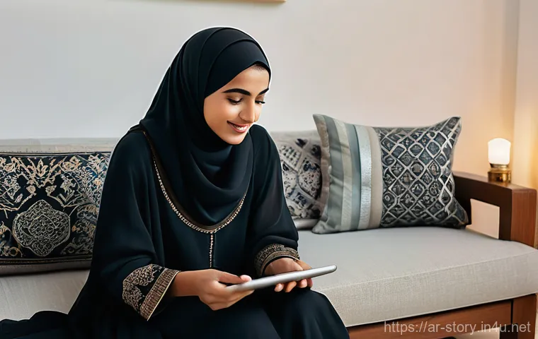 스토리텔러 직무와 관련된 최신 연구 - **Prompt:** "A warm and inviting scene in a contemporary Arab living room, subtly blending tradition...